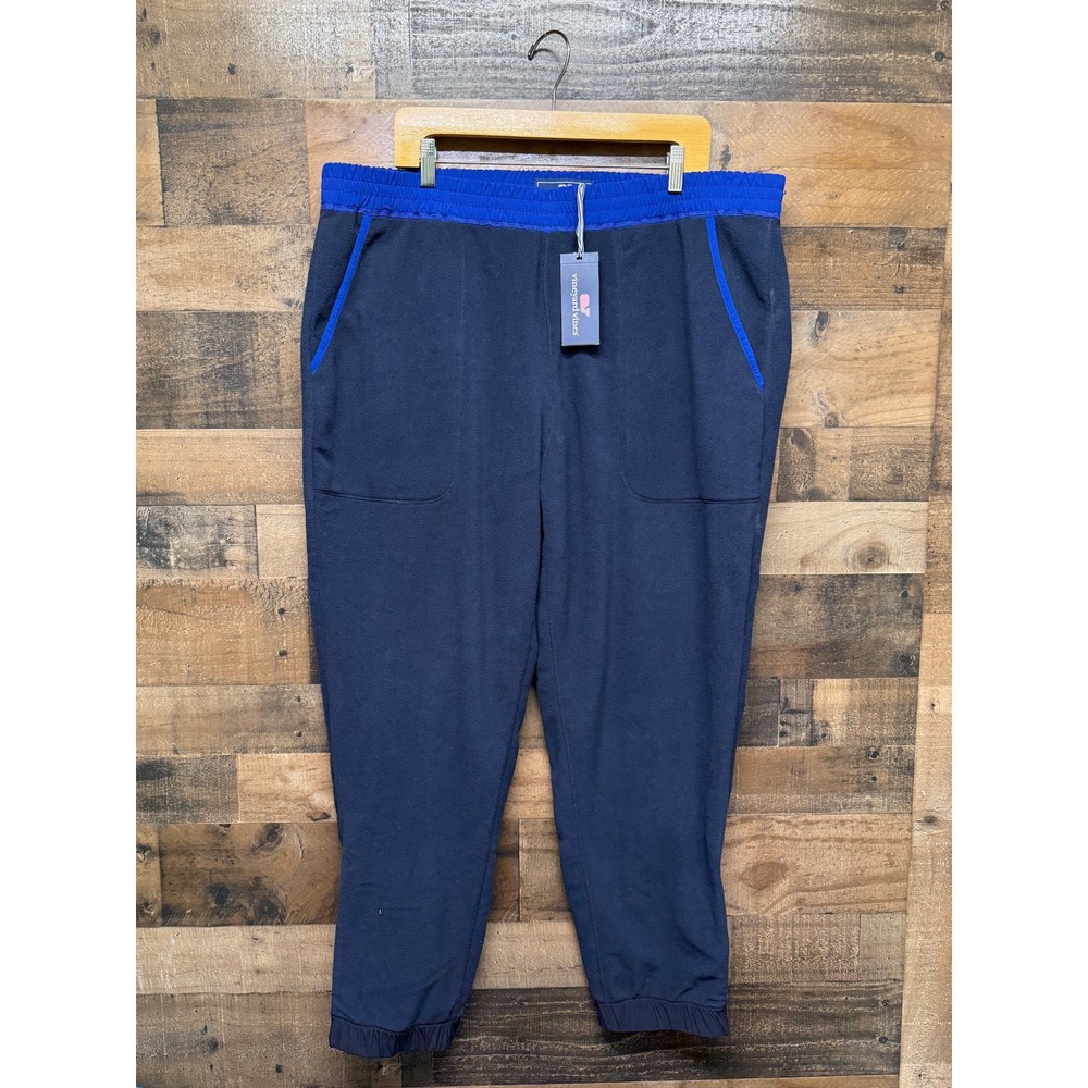 Vineyard Vines Big Tall Loungewear Fleece Pants Nautical Navy XB‎